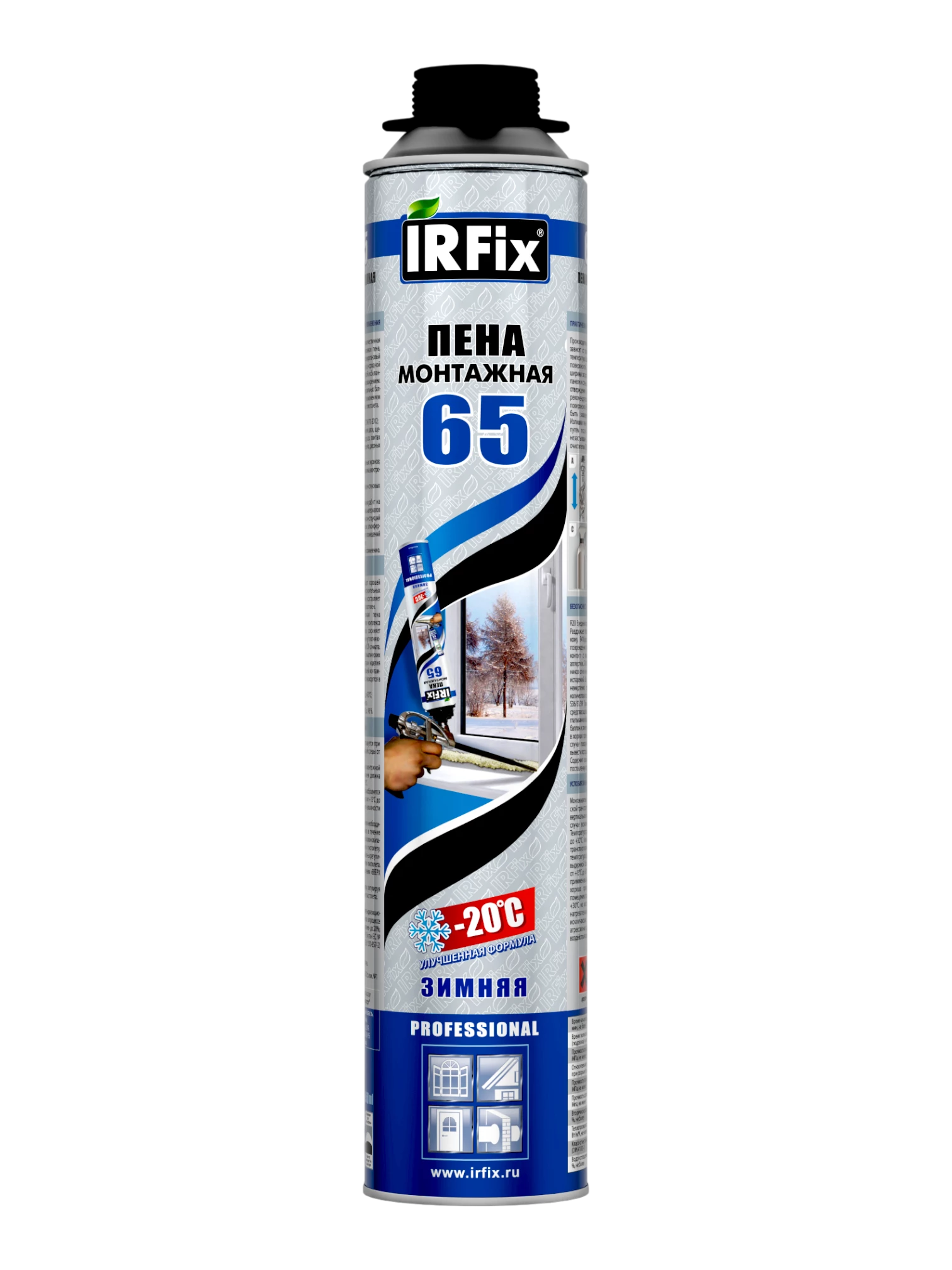 IRFix 65 Пена монтажная профессиональная зимняя 850мл