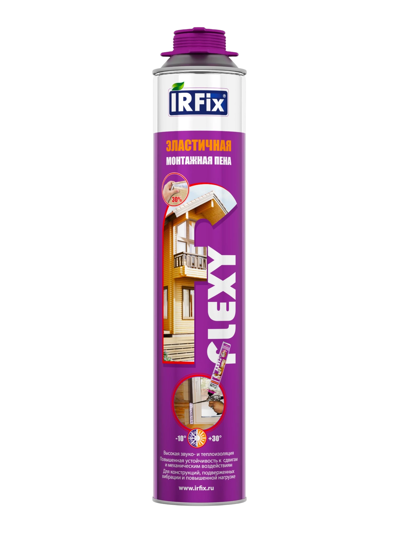 IRFix FLEXY Пена монтажная эластичная всесезонная 800мл