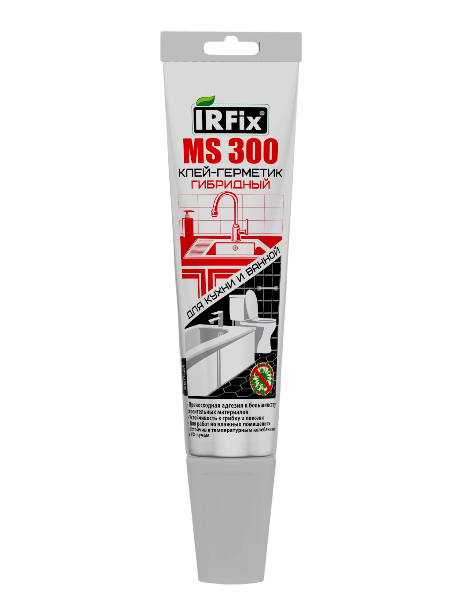 IRFix MS 300 Клей-герметик на гибридной основе для кухни и ванной