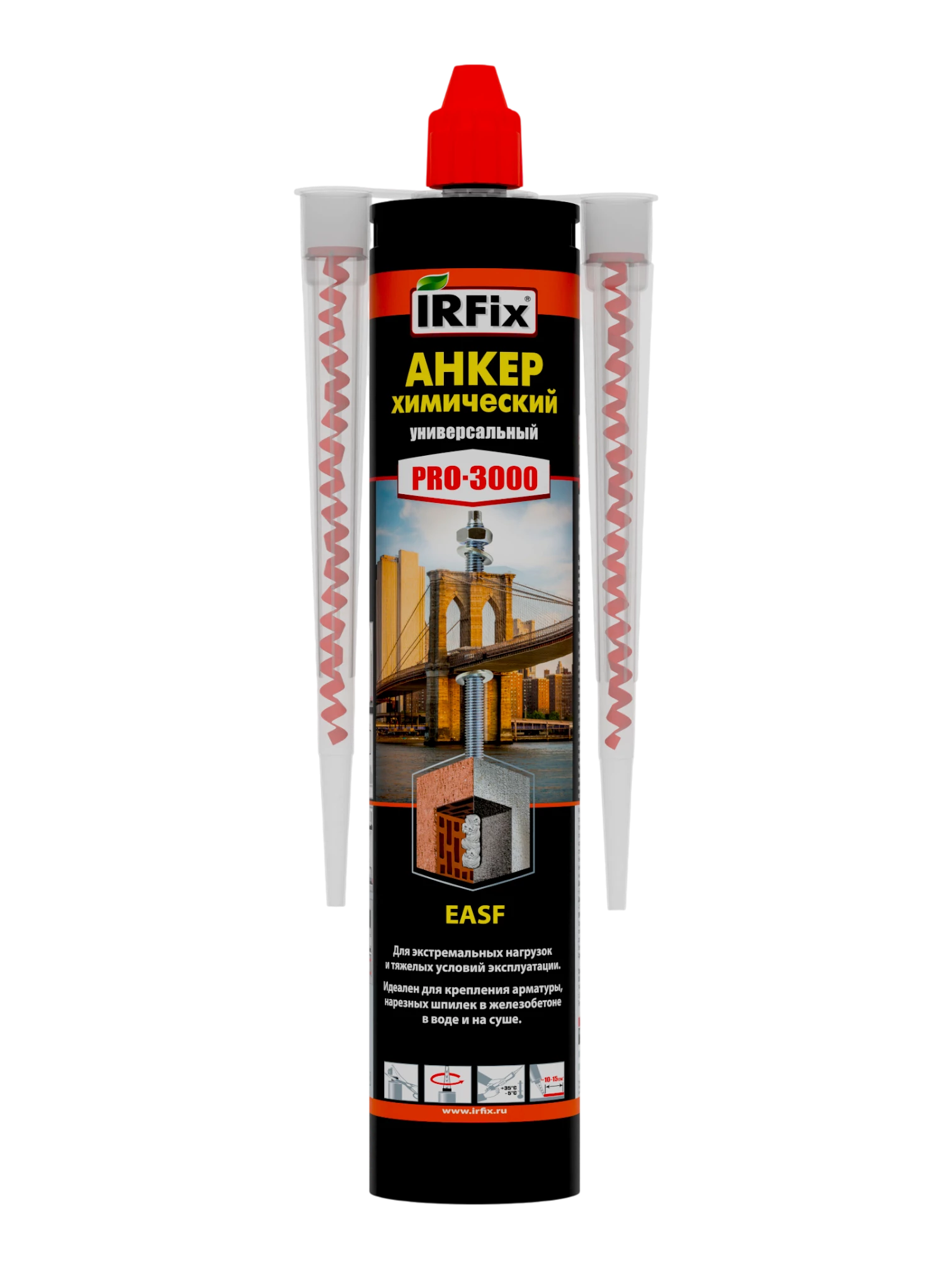 IRFix Pro-3000 EASF Химический анкер универсальный 300мл - фото 2