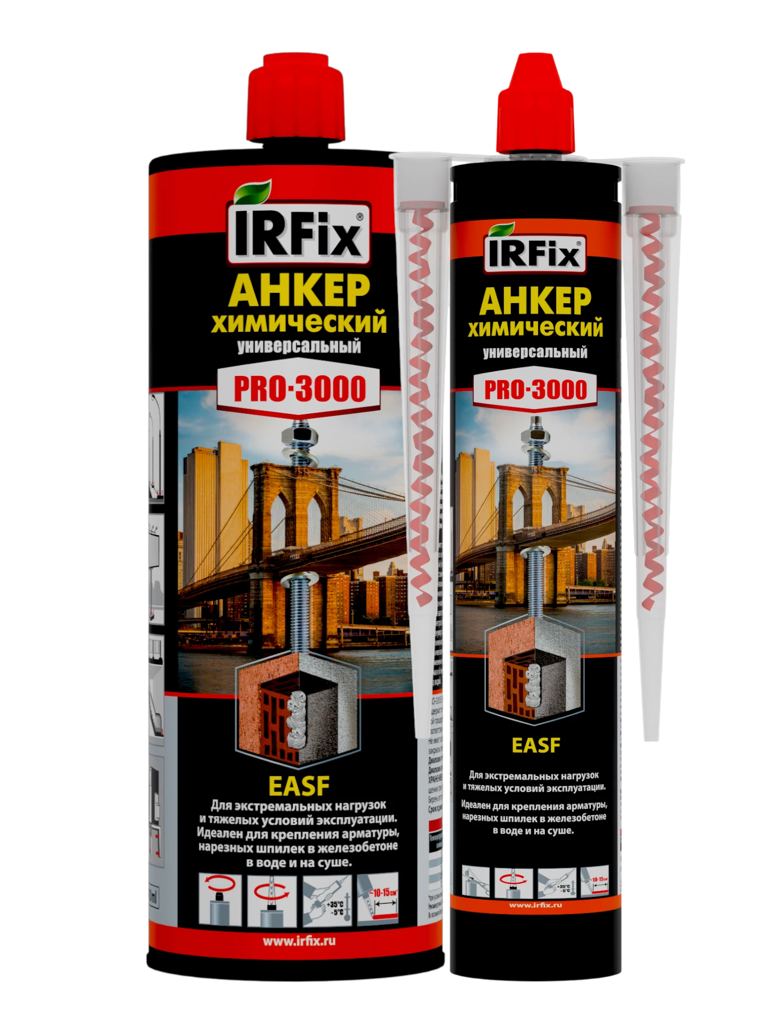 IRFix Pro-3000 EASF Химический анкер универсальный 300мл
