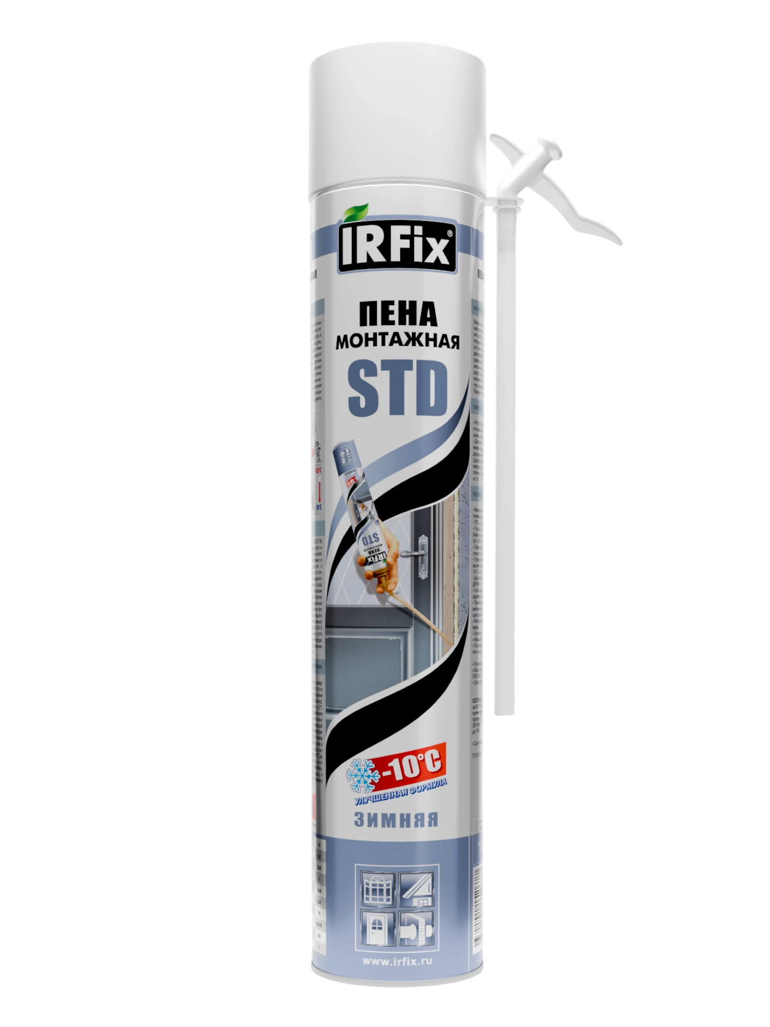 IRFix STD Пена монтажная бытовая зимняя 750мл