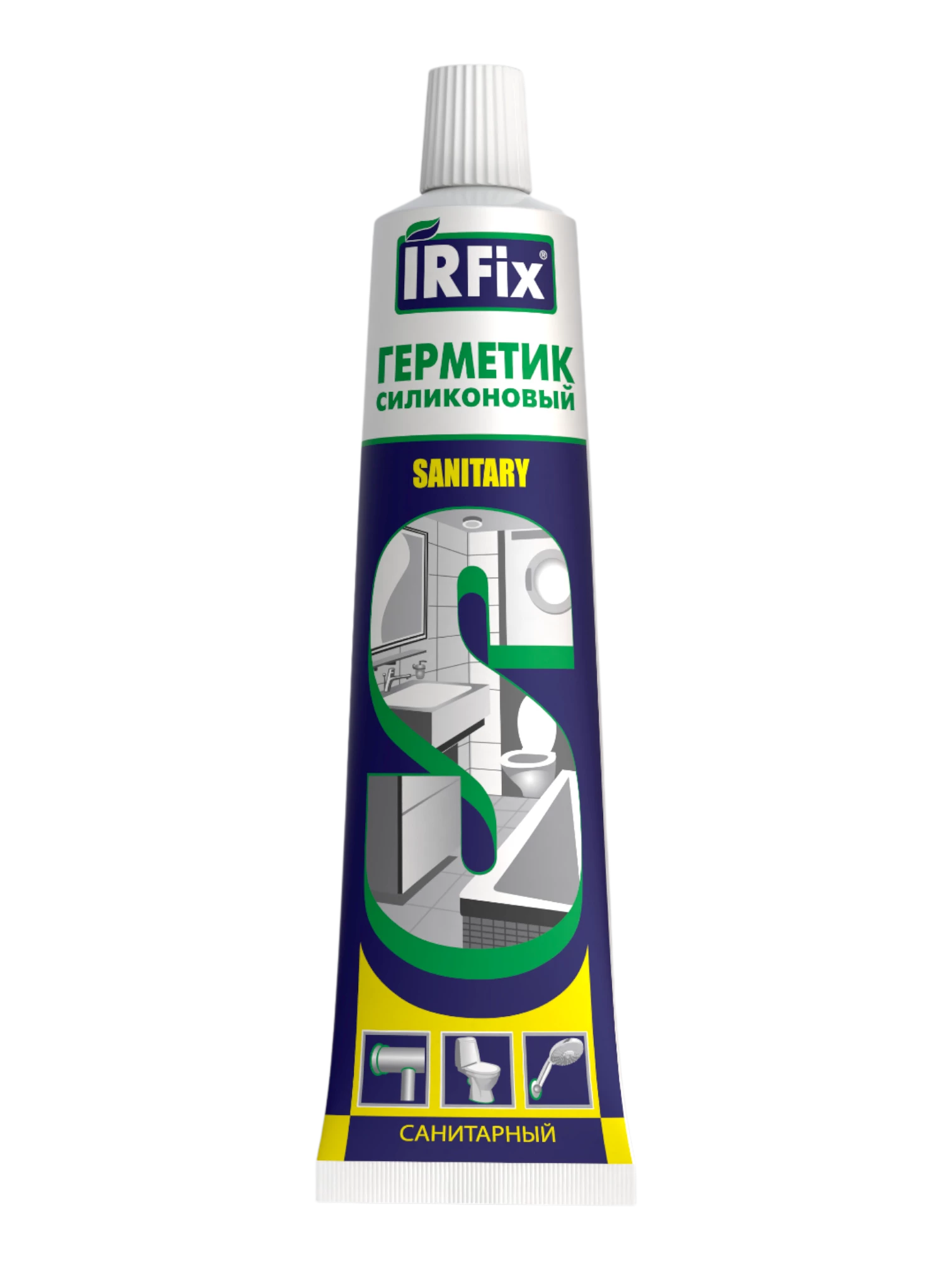 IRFix Sanitary Герметик силиконовый санитарный 310мл белый - фото 4