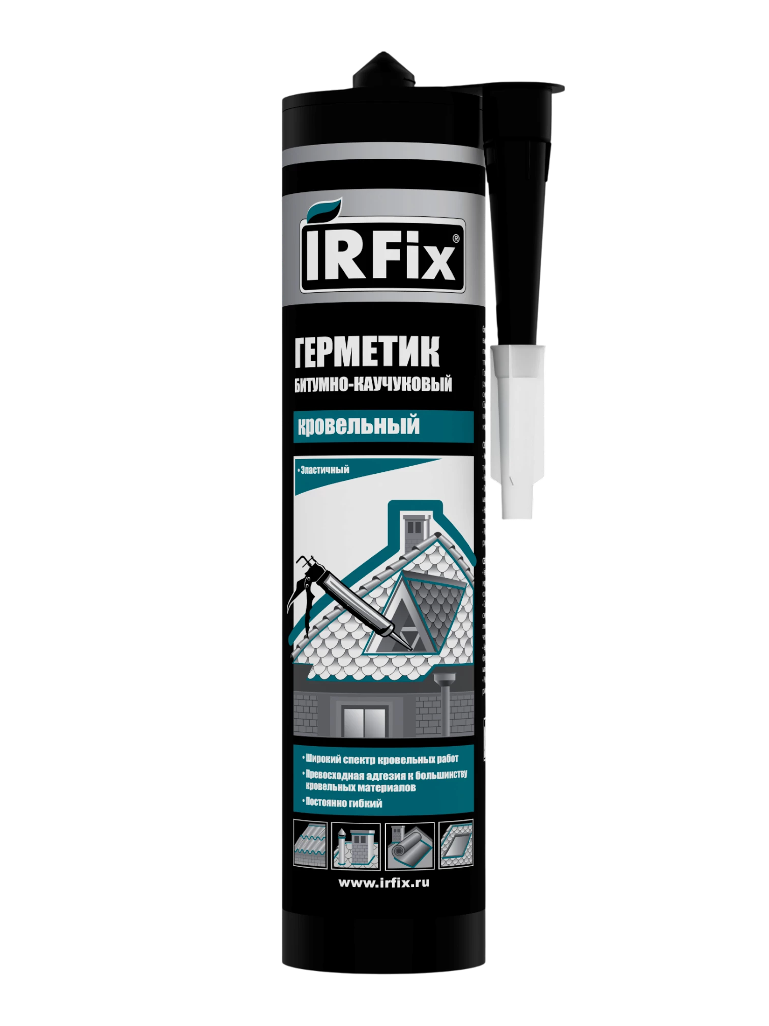 IRFix КРОВЕЛЬНЫЙ Герметик битумно-каучуковый для кровли