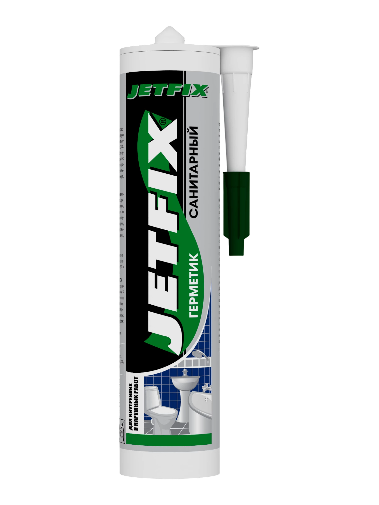 JETFIX Герметик силиконовый санитарный