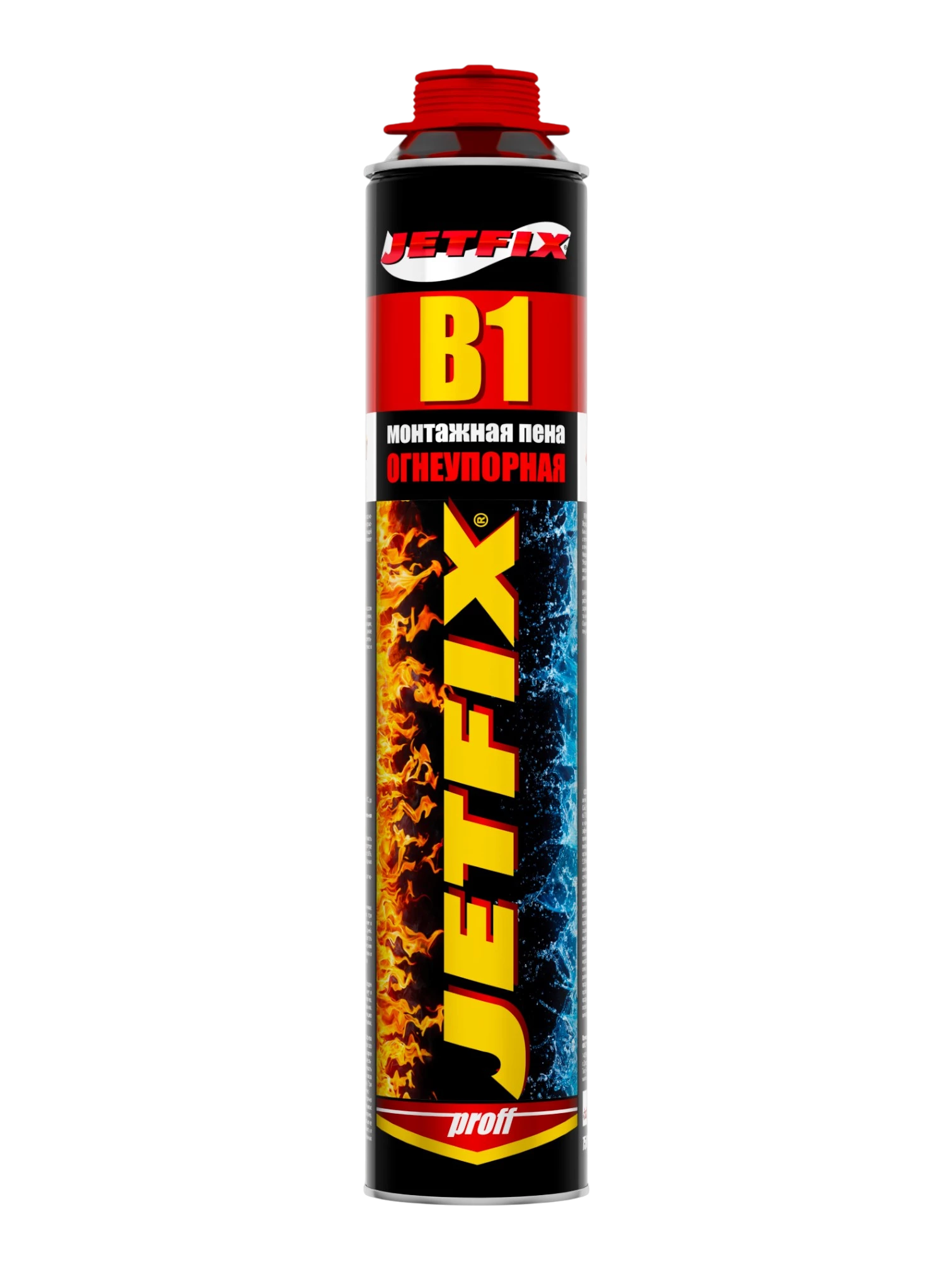 JETFIX B1 Пена монтажная огнестойкая 750мл