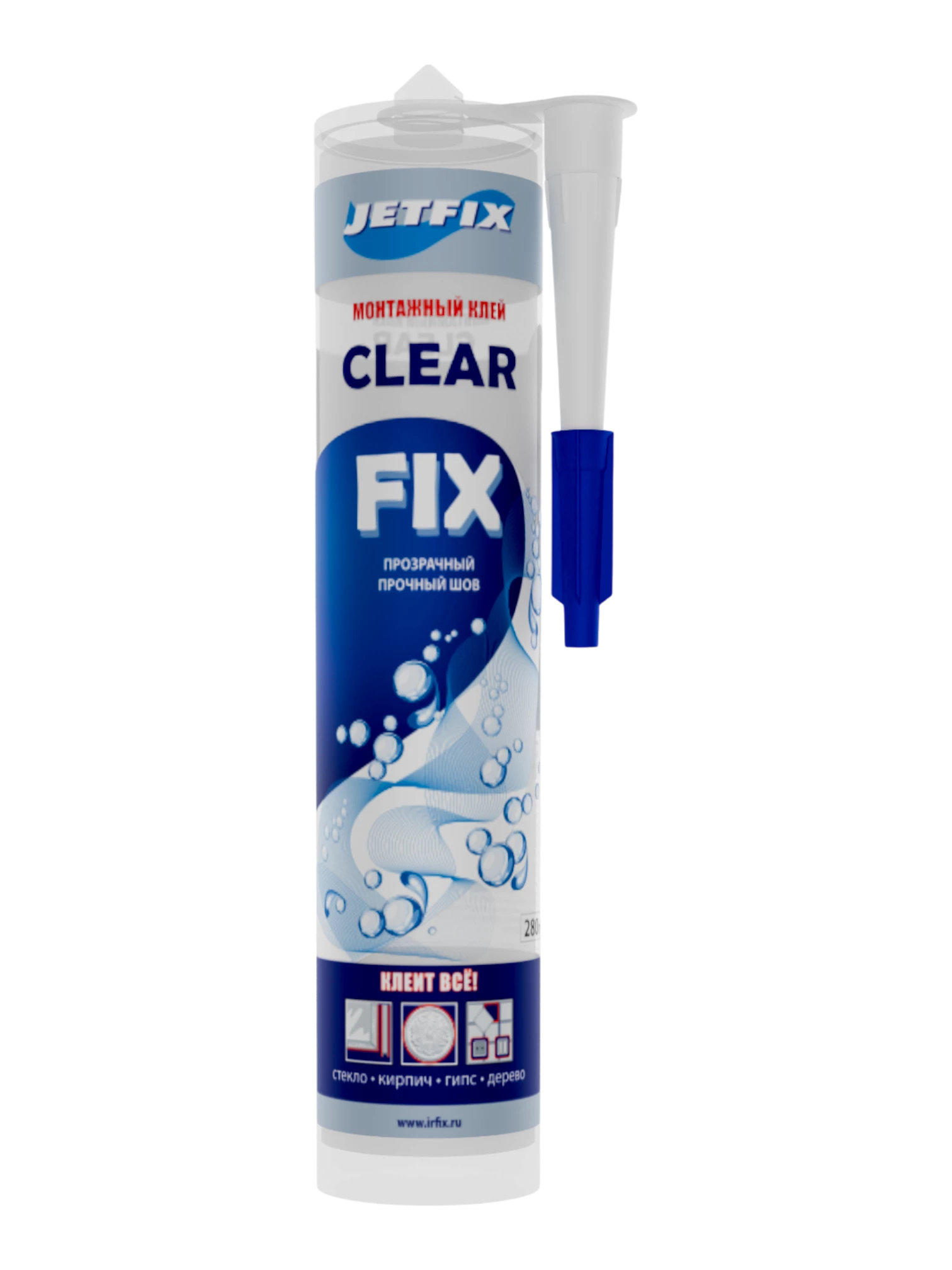 JETFIX CLEAR FIX Клей-герметик на гибридной основе