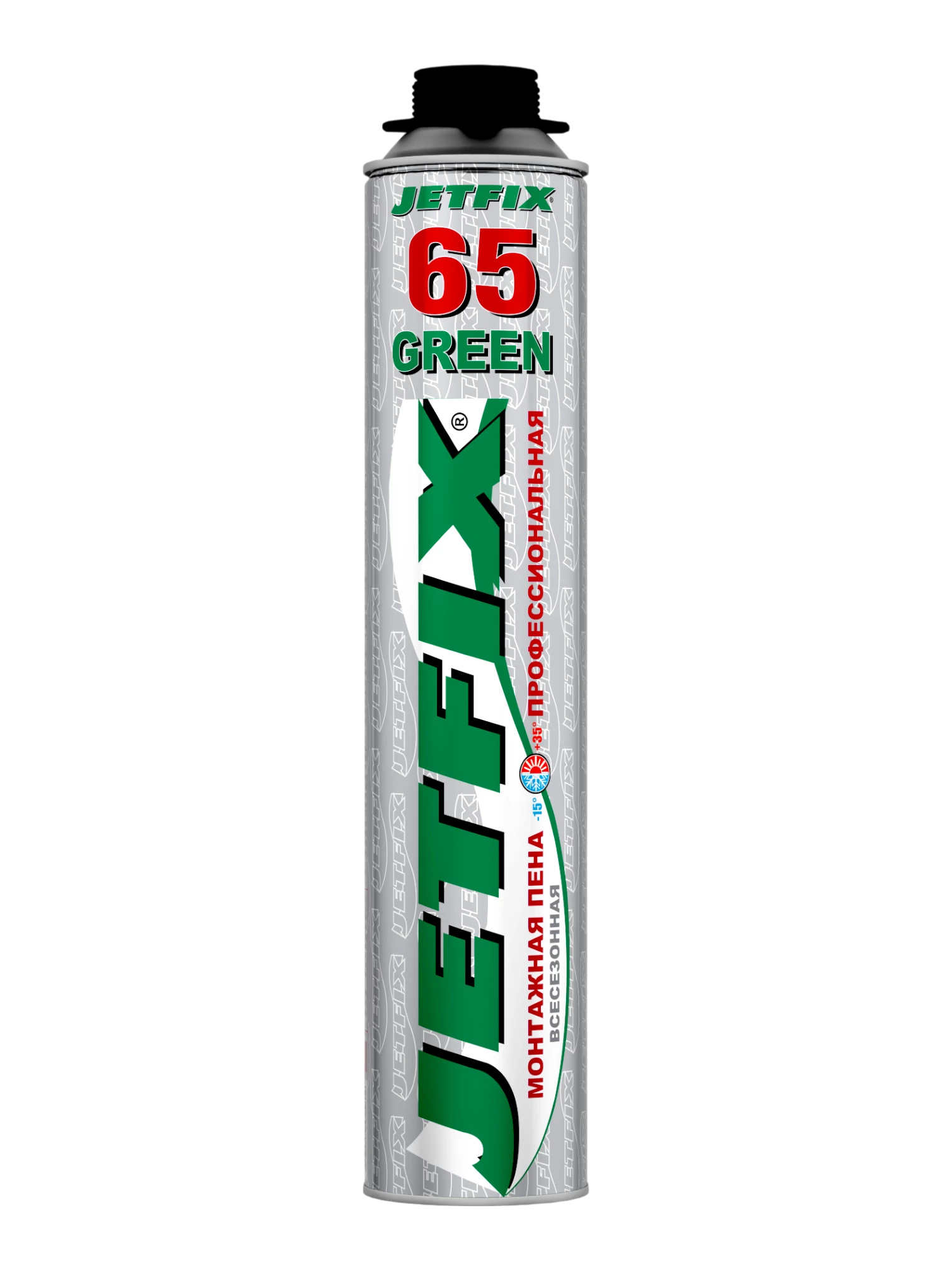 JETFIX Green Пена монтажная профессиональная всесезонная 800мл