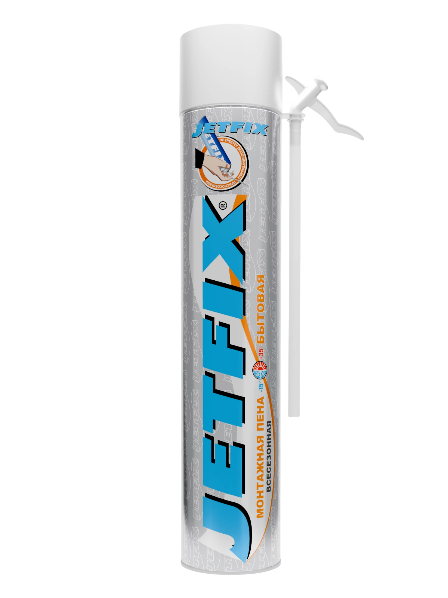 JETFIX Пена монтажная бытовая всесезонная 750мл
